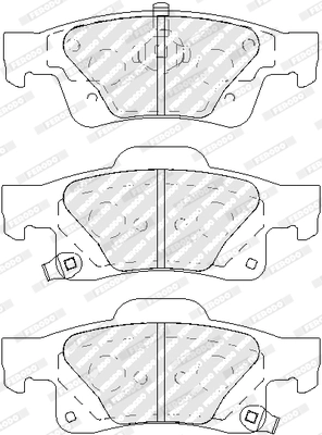 Set placute frana