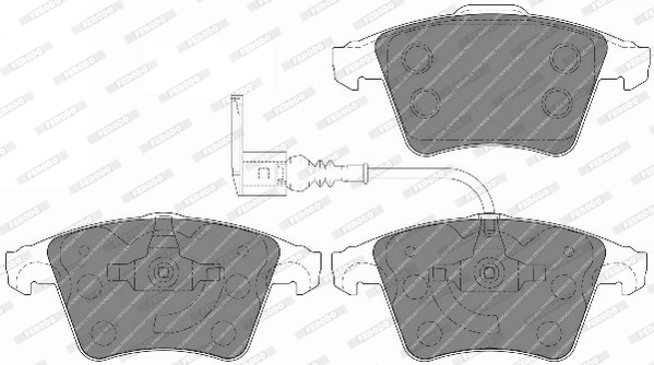 Set placute frana