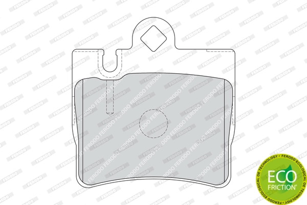 Set placute frana