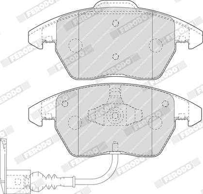 Set placute frana
