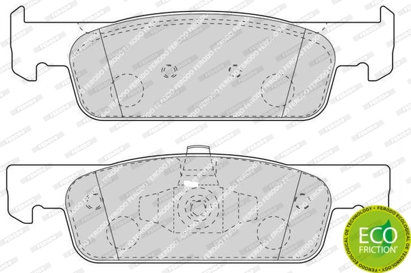 Set placute frana