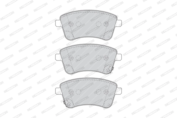 Set placute frana