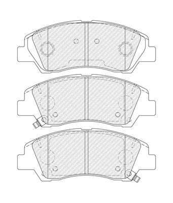 Set placute frana