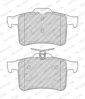 Set placute frana