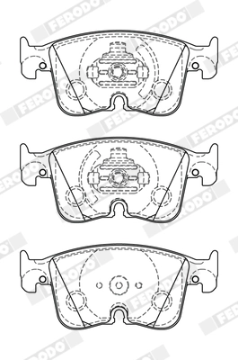 Set placute frana