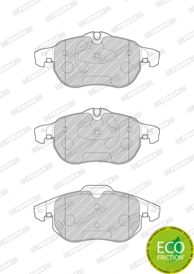 Set placute frana