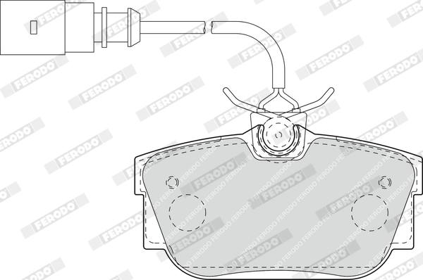 Set placute frana