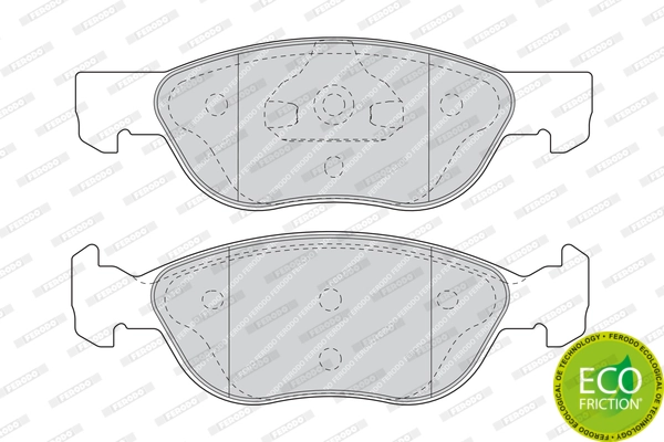 Set placute frana