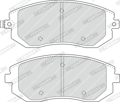 Set placute frana