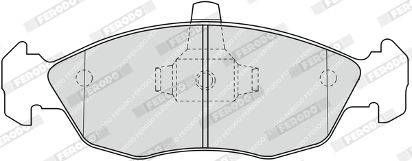 Set placute frana