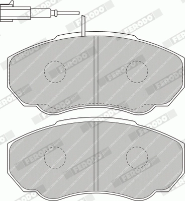 Set placute frana