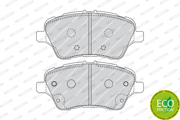 Set placute frana