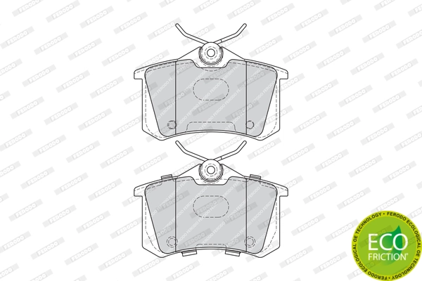 Set placute frana