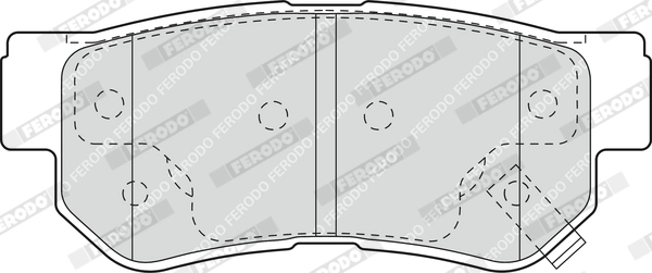Set placute frana