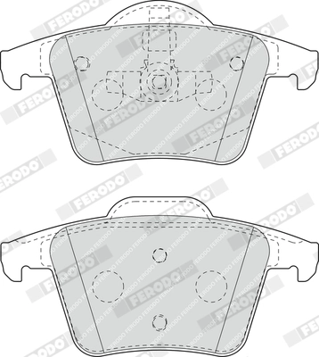 Set placute frana