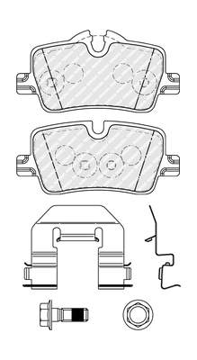 Set placute frana