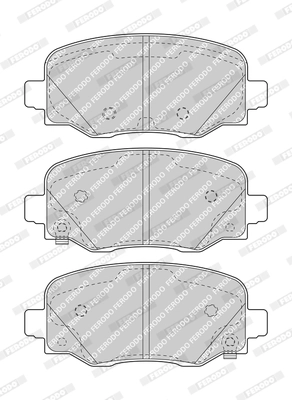 Set placute frana