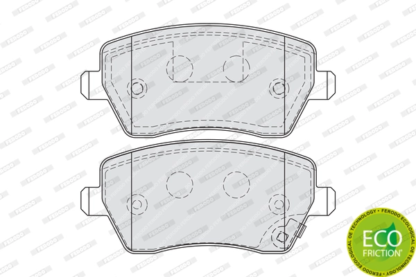 Set placute frana