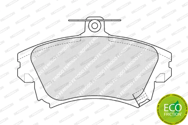 Set placute frana
