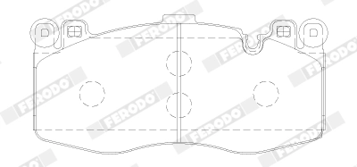 Set placute frana