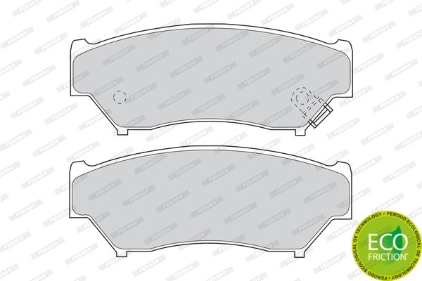 Set placute frana