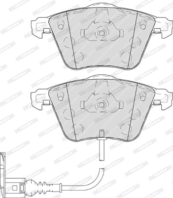 Set placute frana