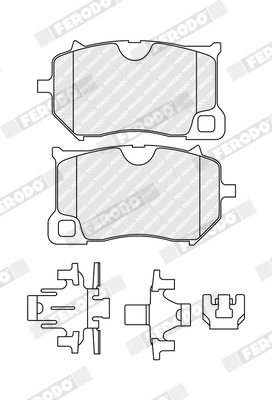 Set placute frana