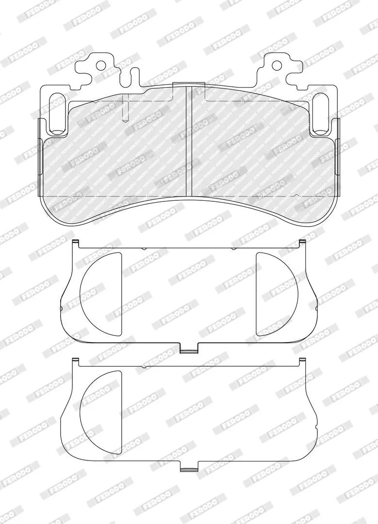 Set placute frana