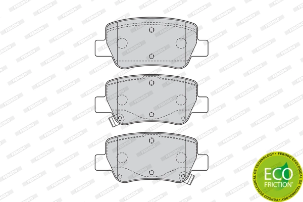 Set placute frana