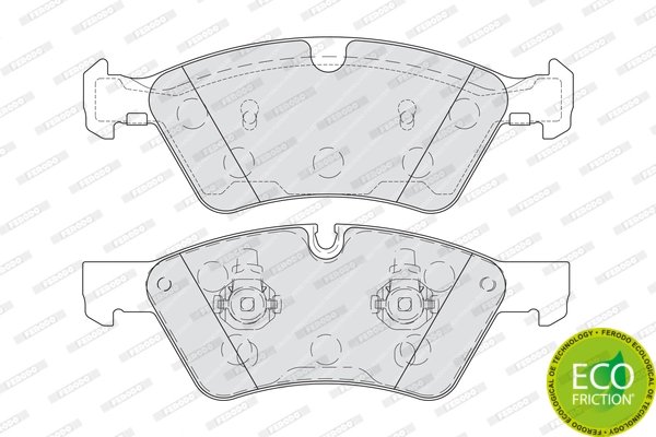 Set placute frana