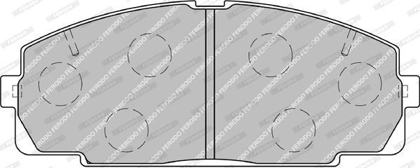 Set placute frana