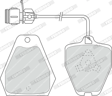 Set placute frana