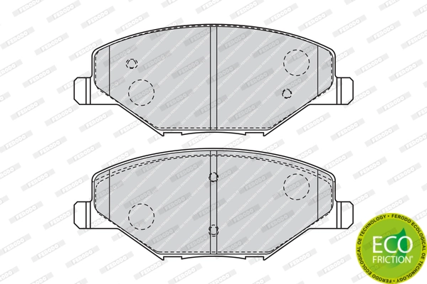 Set placute frana