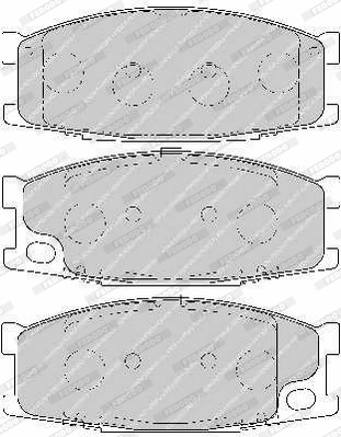 Set placute frana