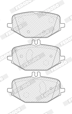 Set placute frana