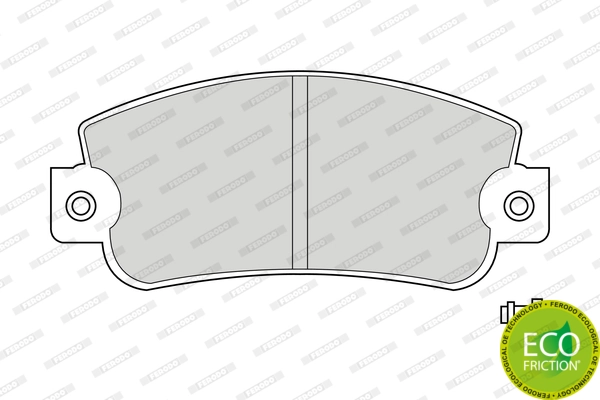 Set placute frana