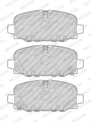 Set placute frana