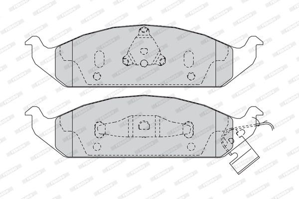 Set placute frana