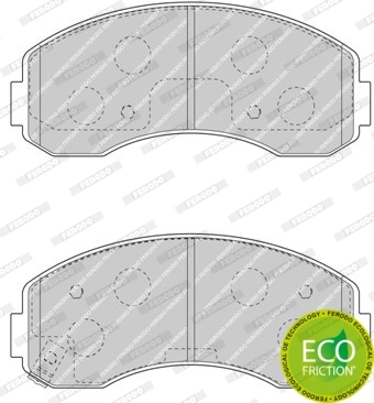 Set placute frana