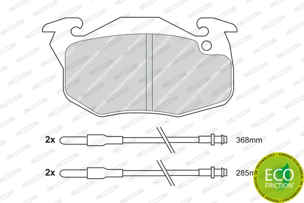 Set placute frana
