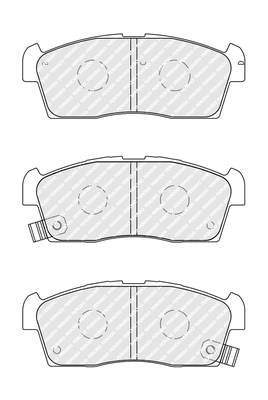 Set placute frana