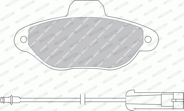 Set placute frana