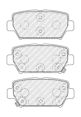 Set placute frana