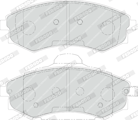 Set placute frana
