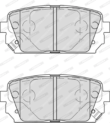 Set placute frana