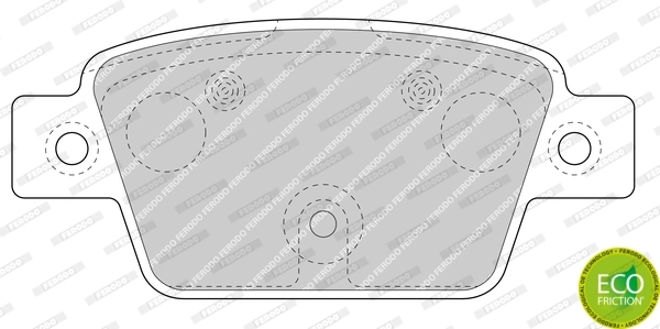 Set placute frana