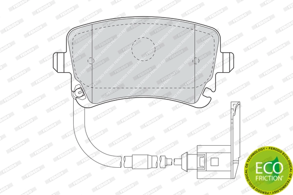 Set placute frana