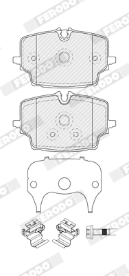 Set placute frana
