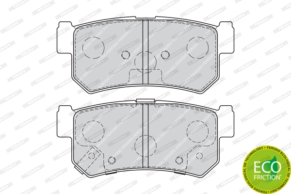 Set placute frana