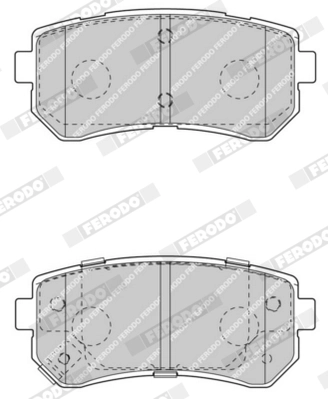 Set placute frana
